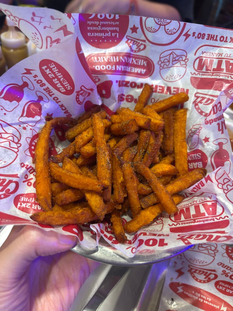 Papas de camote a la francesa Chazz.